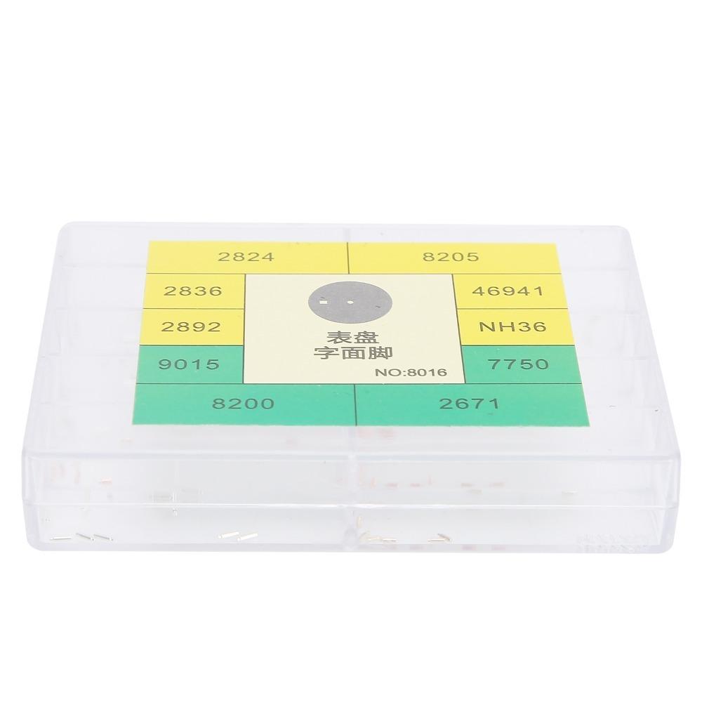 

Alloy Material Watch Dial Feet Assortment Kit Multiple Sizes Watch Repair Parts Watch Repair Accessories Wristwatch Maintenance