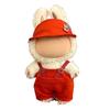 17cm Doll Clothes Set Hat Overalls Doll Outfit Playtime Doll Attire Easy Dressing Fashion Accessories