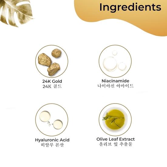 Pilgrim 24K Gold Facial Kit | Dewy Glass Skin Finish | Facial Kit for Radiant Look | 24K Gold Face Mask Pack 50gm | 24K Gold Serum 20ml