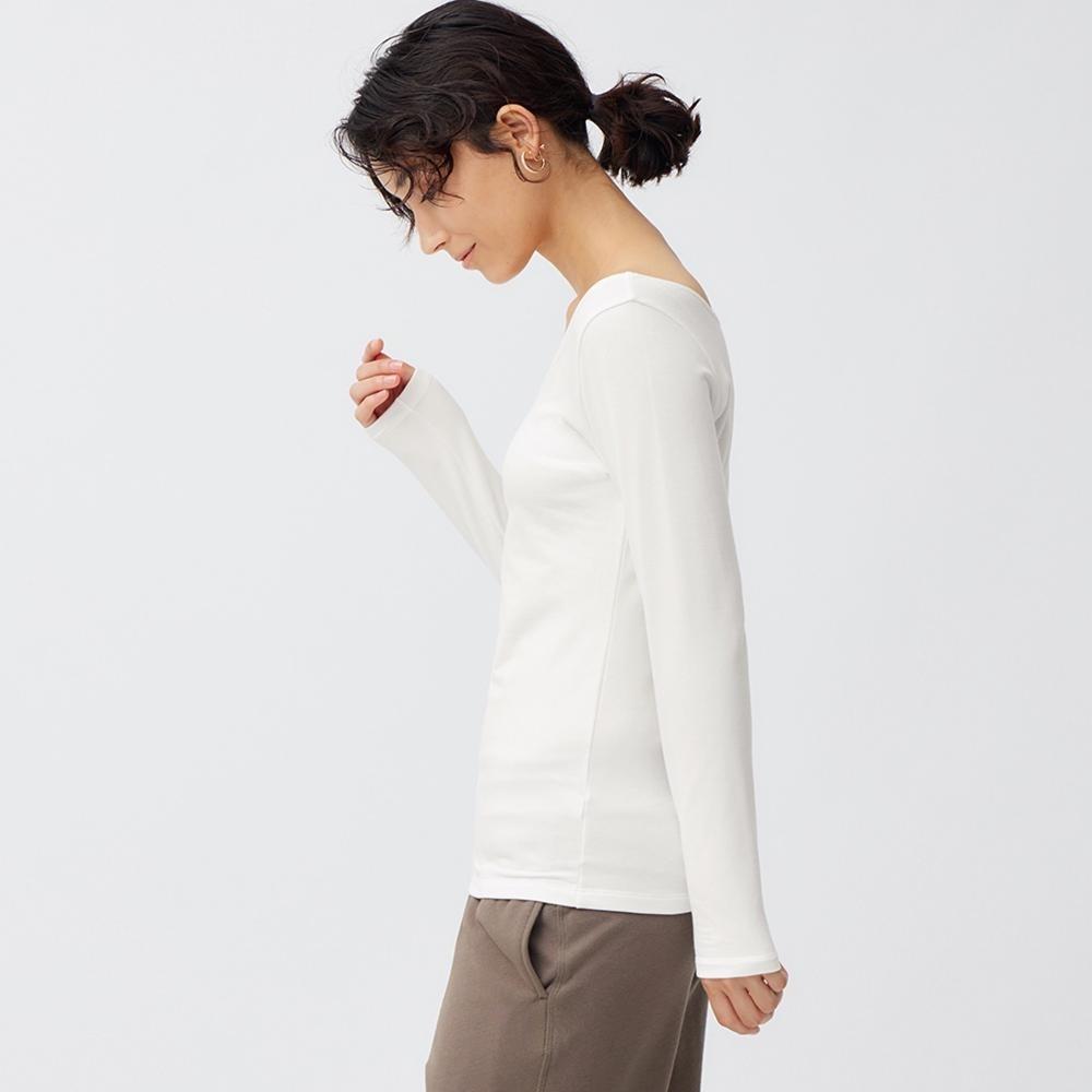 Gu STyle HeaT ExTra Wide Neck T  Long Sleeve 