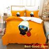 Cute Calimero Bedding Set Single Twin for Full Queen King Size Bed Set Aldult Kid Bedroom soft Duvetcover Sets Kawaii Bed