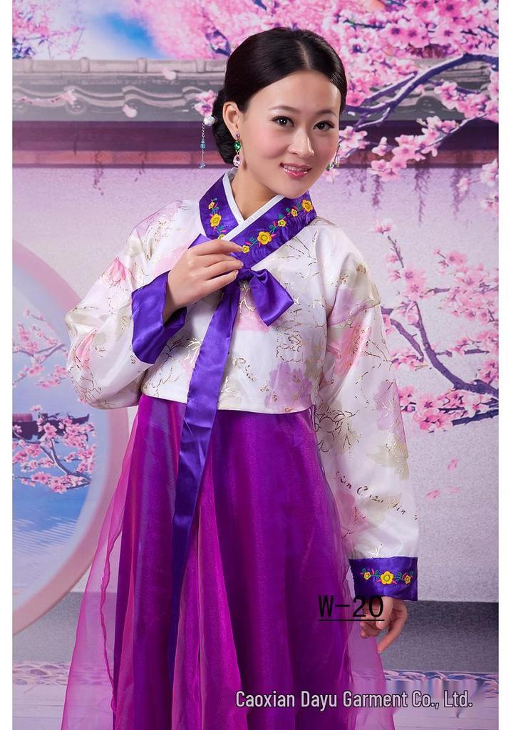 Traditionelles Koreanisches Tanz-Hanbok für Damen - Ethnische Tracht im Dae Jang Geum Stil