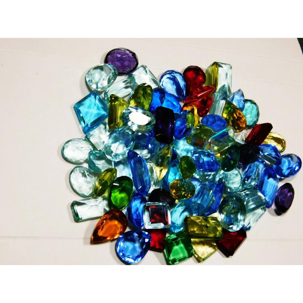 CERTIFIED Mix Shapes & Colors 500 Carat A++ MIX Topaz Loose Gemstones LOT's