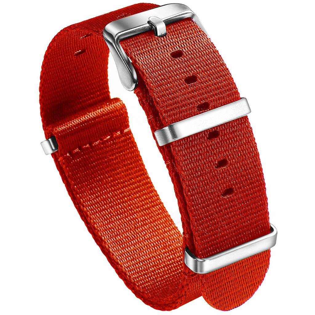 Timeless Twill Nylon Multi-color Strap - Waterproof, Lightweight & Durable 20mm/22mm Universal Fit