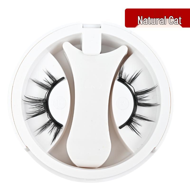 Magnetic Reusable Eyelashes in Glue-Free Portable Case for Beginners