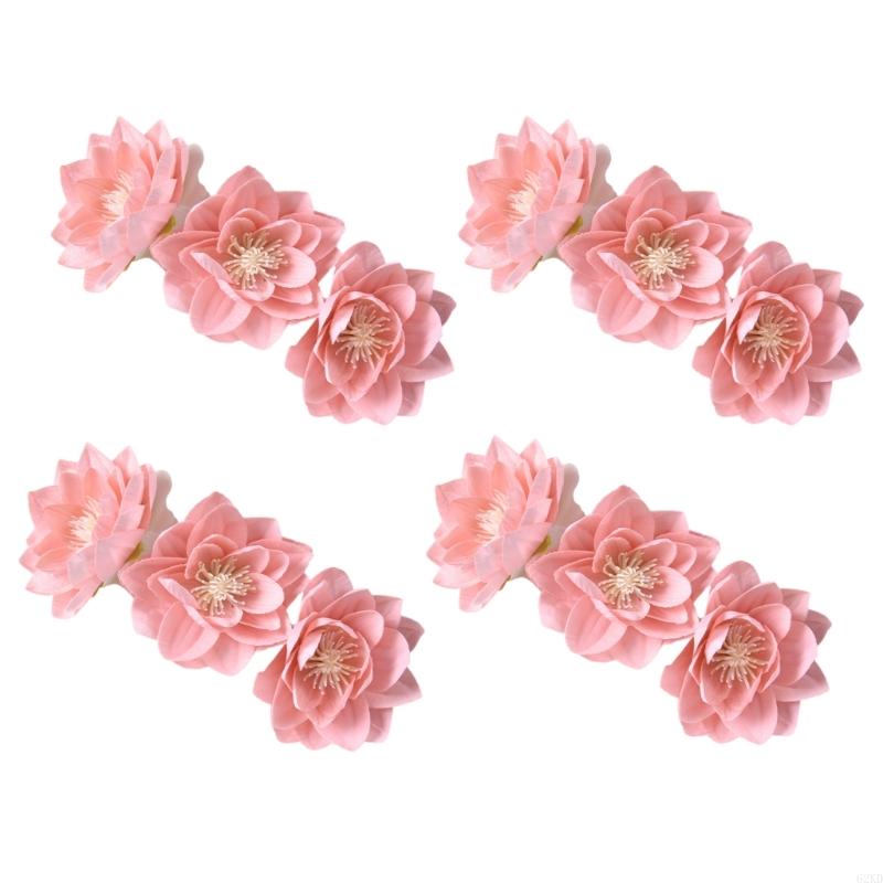 62KD Curtain Holders with Flower Pattern Curtain Tiebacks, Easy Installs Curtain Ties