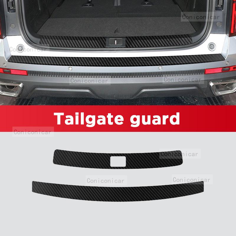 Car Carbon Fiber Door Sill Sticker For GAC TRUMPCHI GS8 2025 Threshold Pedal Anti-scratch Interior Decoration Accessories