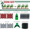 10M-30M DIY Drip Irrigation System Automatic Watering Garden Hose Micro Drip Watering Kits with Adjustable Drippers Greenhouse