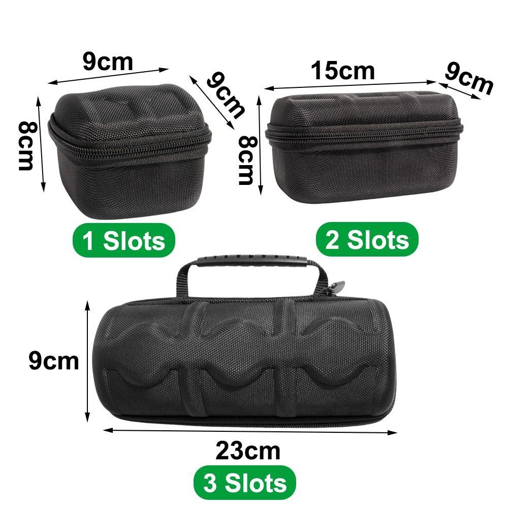 1/2/3/4/5Slots Watch Box Organizer Shockproof Hard EVA Watch Display Holder Velvet Lined Drop-resistant Watch Storage Box Travel