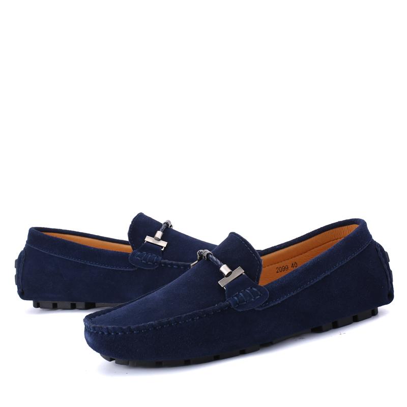 Módní Pánská Lehká Neformální Obuv 2024 Nová Kožená Pánská Nazouvací Obuv Klasická Pánská Pohodlná Řidičská Obuv Jednoduché Pánské Mokasíny