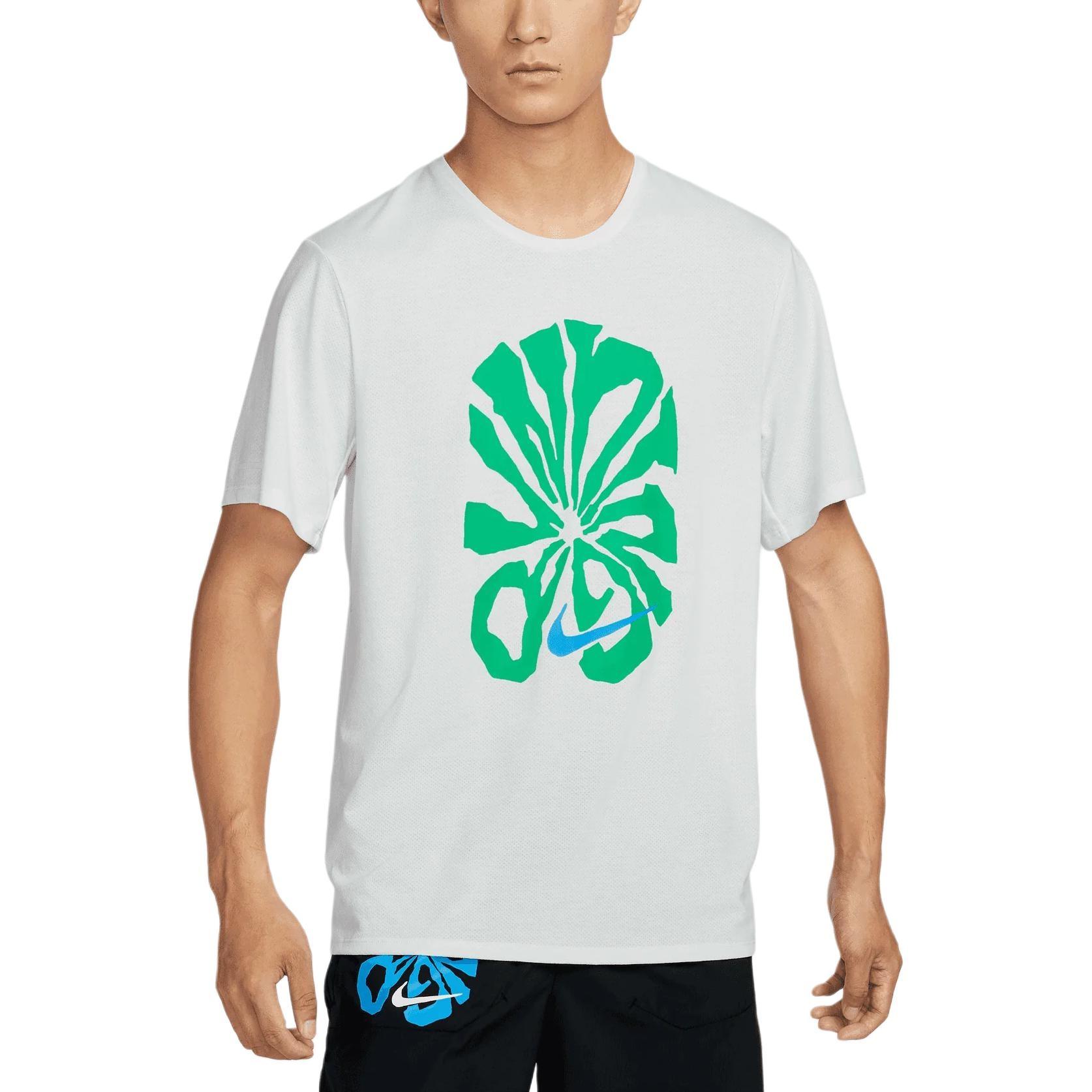 Nike Rise 365 Run Energy Dri-FIT Running T-Shirt Asia Sizing  Summit White  Men s FZ1081-121 S