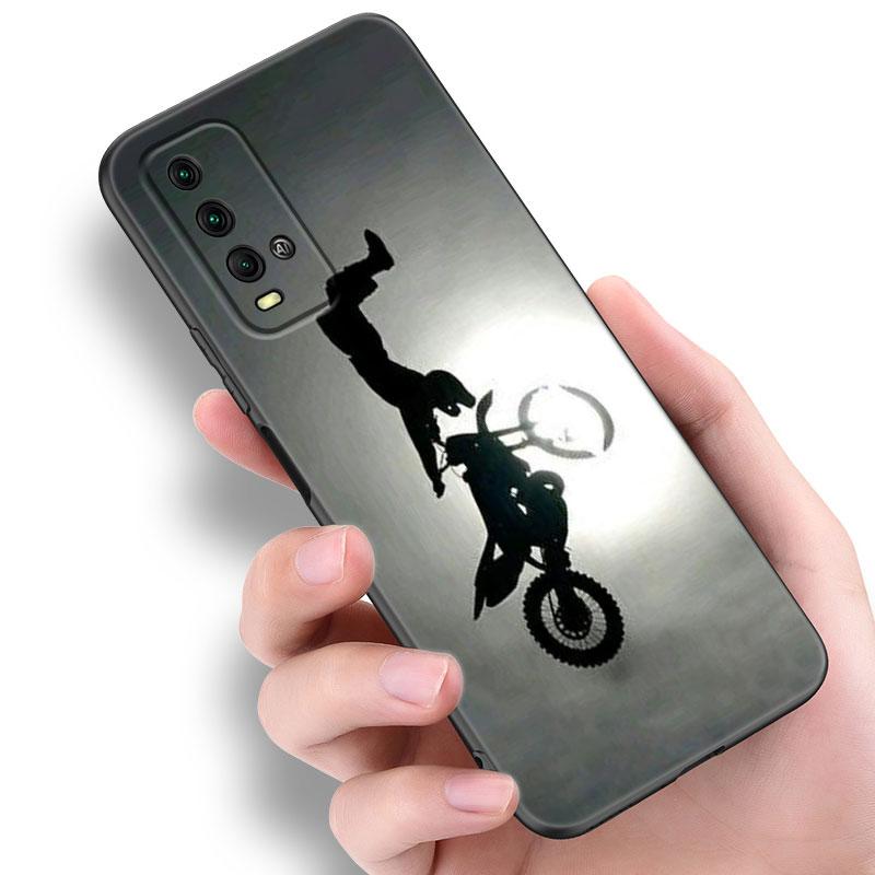 

Спортивный чехол для телефона Moto Cross для мотоцикла для Xiaomi Redmi Note 5 6 9T K20 K40 K50 Pro 7A 8A 9A 9C 9i 10A 10C A1 S2, черный чехол Redmi Note 6(Pro)