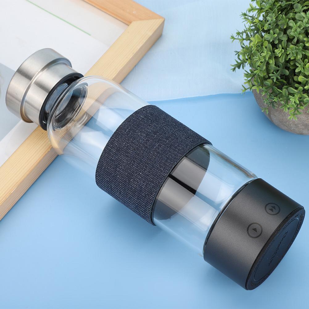 480ml 1300mAh Portable USB Rich Hydrogen Cup Electrolysis Ionizer Water Generator Bottle