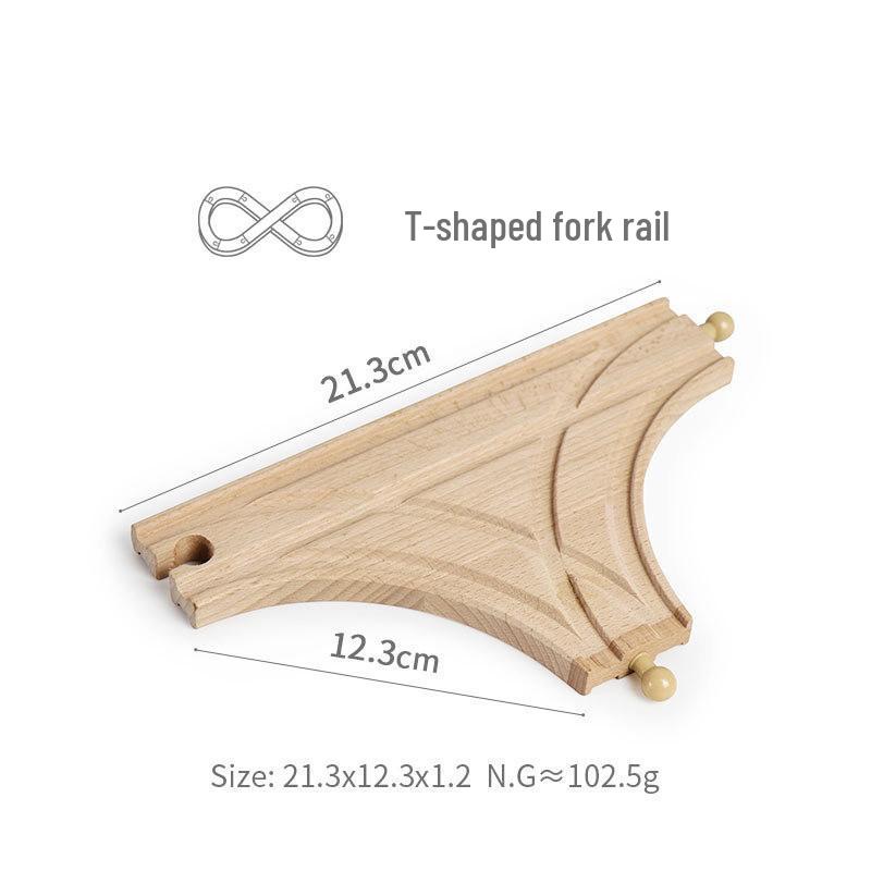 Magnetic Wooden Train Bridge Blocks for Kids - Compatible with All Brands