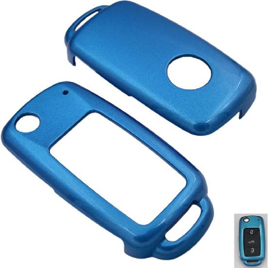 Rmote Key Fob Cover Case for Volkswagen VW Passat CC Tiguan Touareg Eos Golf GTI Jetta Beetle Rabbit 3 Buttons Fold Flip Key