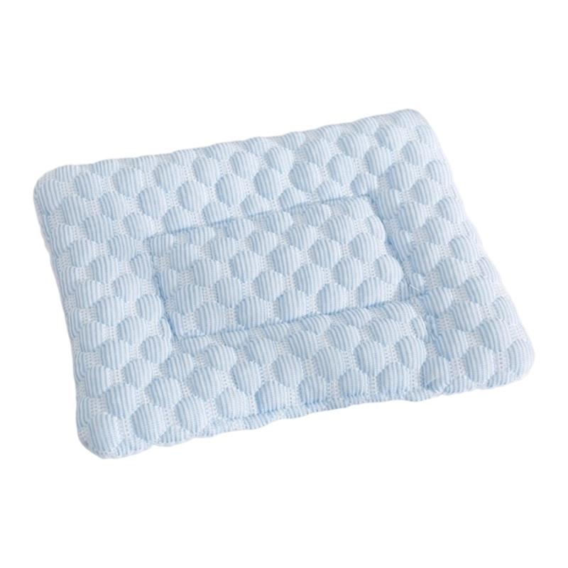Small Animal Cooling Bed Mats With Antislip Base Multipurpose Hamster Cage Pad Ice Silk Fabric Easyly To Clean