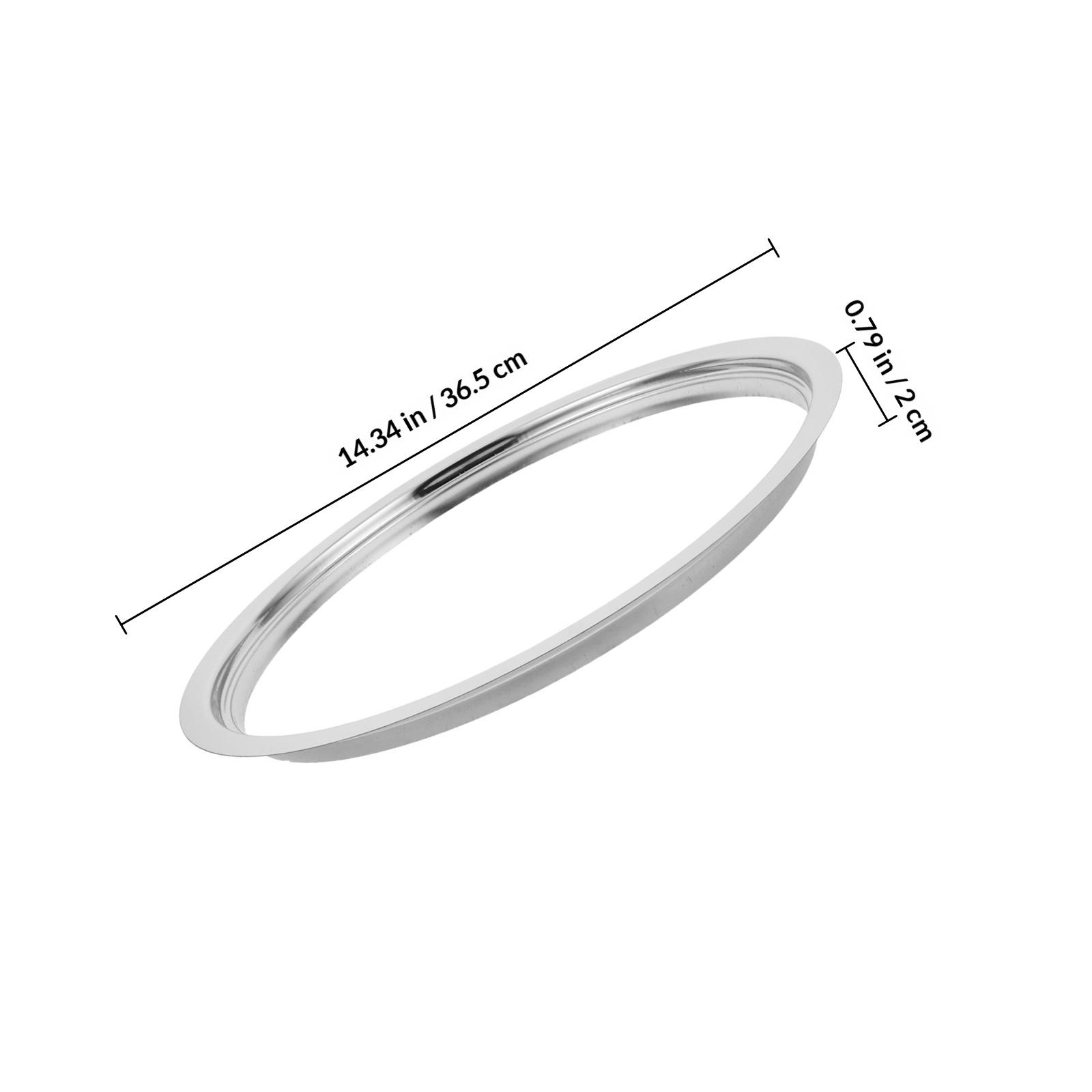 

Stainless Steel Hot Pot Ring Round Induction Cooktop Adapter Kitchen Stove Top Base Fitting Table Hole Cover Accessory Set