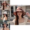 Summer Sun Shield Hat With Wide Brim And Butterfly Bow For Outdoor Casual And Fashion