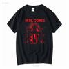 Nwt Kenny Ackerunisex Here Comes Cool Unisex T Shirt Vintage Washed Streetwear Slightly Stylish Graphic Breathable Fashion
