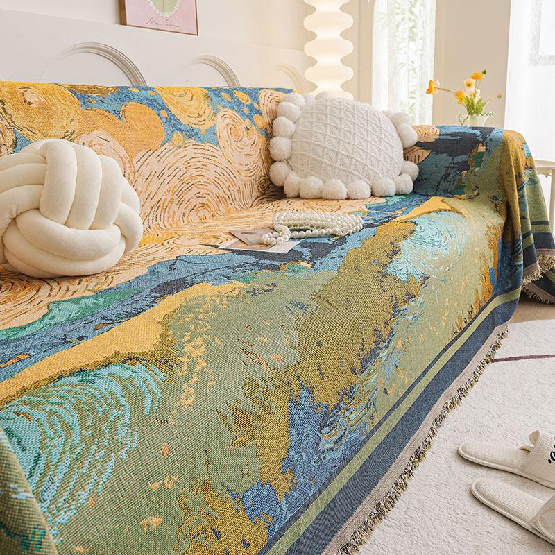 

Високоякісний чохол-ковдра для дивана, повне покриття, пилозахисний протектор для подушок дивана, елегантний килимок для дивана 180-230cm зелений