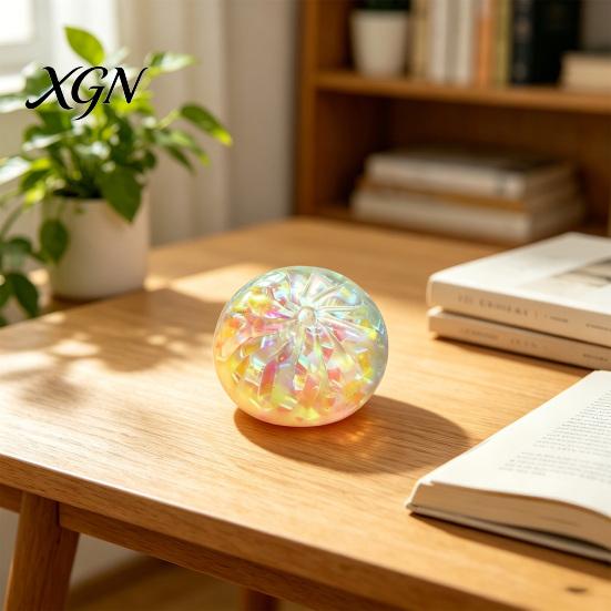 Stress Ball Fidget Toy Glitter Dumpling Squeeze with Steamer Box, Relief Dough TPR Toy, Soft Simulated Steamed Bun