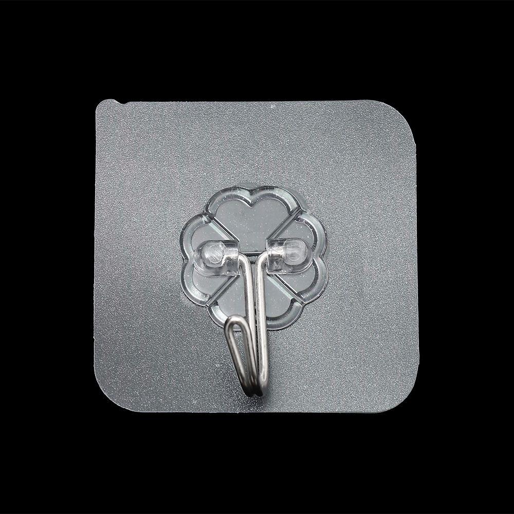 1/3 Stück Transparente Selbstklebende Haken Hohe Tragkraft Wand Tür Hänger Nahtloser Hängehaken