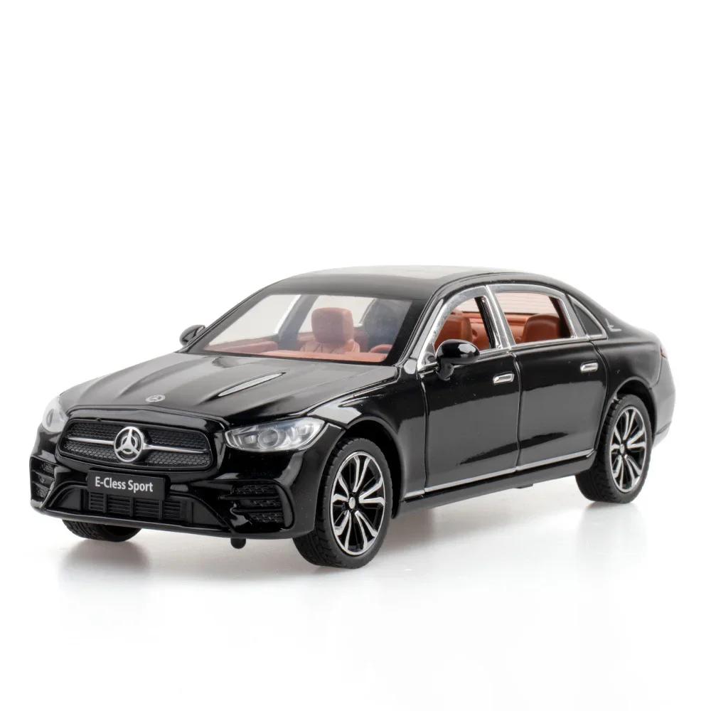 1:24 SLR E300L Sports Car Model Toy Metal Diecast Miniature Vehicles Models Pull Back Toys Collection Kids Birthday Gifts