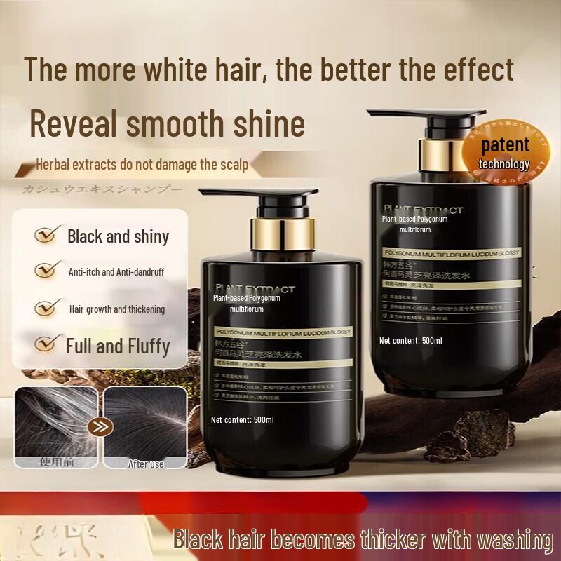 Korean Five Grains Fo-ti & Black Reishi Shampoo