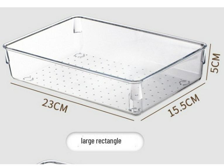 Jewelry Storage Box with Anti-Oxidation for Earrings, Necklaces, and Rings - Transparent Drawer Organizer