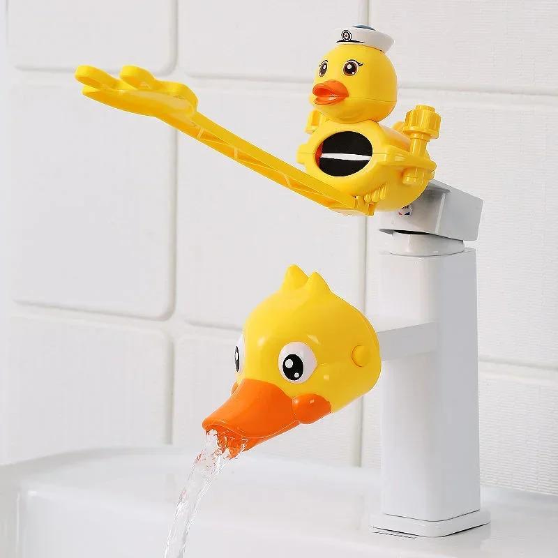 Bathroom Sink Nozzle Faucet Extender Animal Shaped Water Tap Extension Kitchen Faucet Accessories for Children Kid Hand Washing