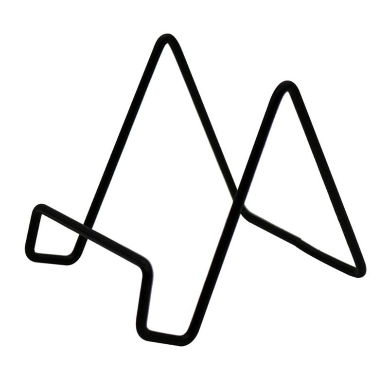 

Геометрический металлический настольный органайзер с несколькими ярусамиМаленькая подставка для тарелок Стеллаж для хранения Офисные Домашние Кухонные аксессуары S чёрный