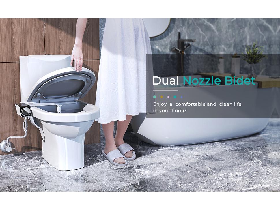 Non-Electric Easy-Install Smart Bidet Toilet Seat Cover