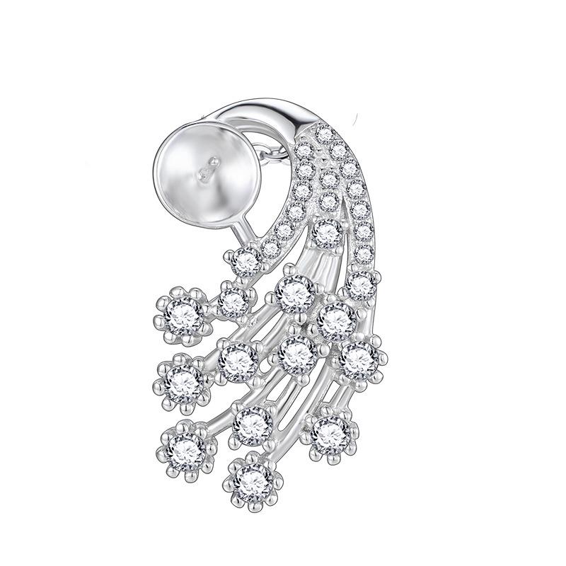 

Little Red Book S925 Silver Mother-of-Pearl Pendant: Women s High-End Seawave Design DIY Accessory 925 Sterling Silver