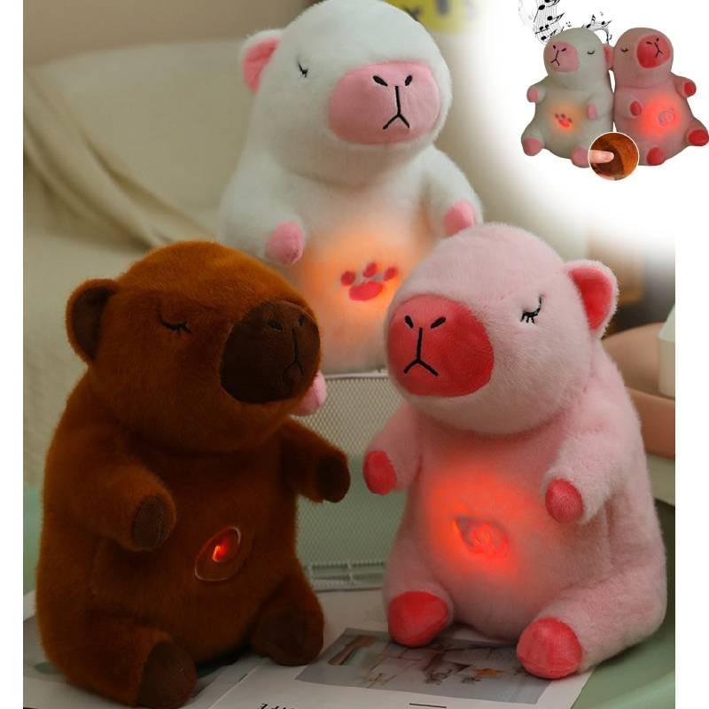 Cute And Adorable New Breathable Bear Capybara Plush Toy With Music For Kids