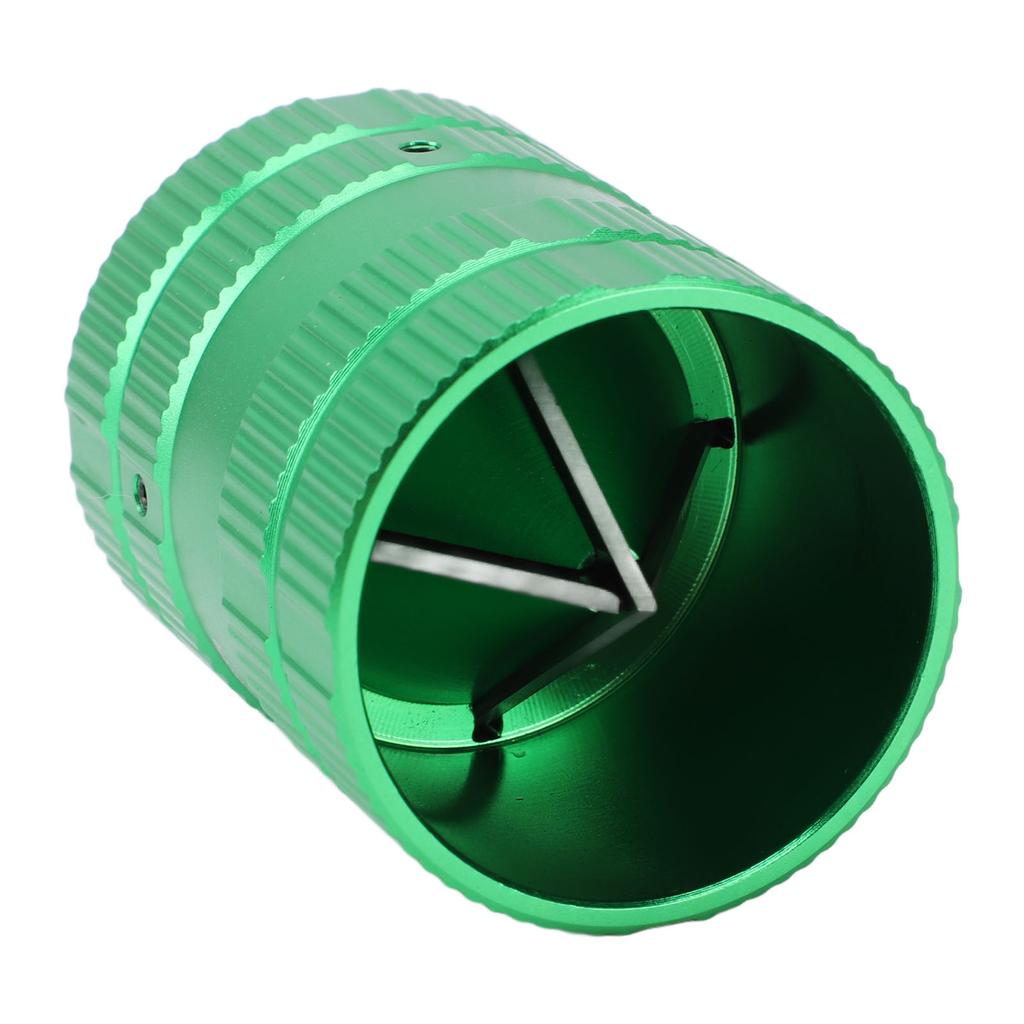 Metal Pipe Reamer with 4 Stainless Steel Blades Inner Outer Tubing Pipe Reamer Tube Chamfering Tool