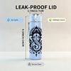1PC Ganesha Ornate Sketch Graphic,750ml Color Plastic Sports Water Bottle,Leakproof Flip Straw Lid,Suitable for Sports Office Home Use