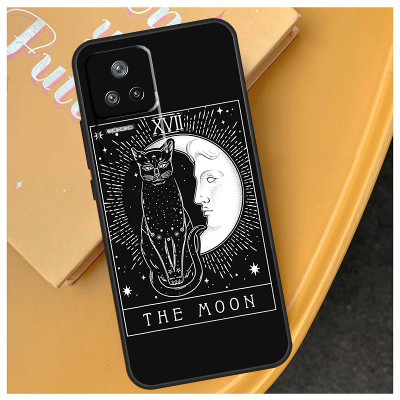 Moon Tarot Witch Cat Funda For Xiaomi 17 Pro Max 14 15 Ultra 13T 14T 15T POCO X7 X5 X6 Pro F5 F6 F7 F8 Ultra Case