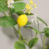 Vivid Fake Lemon Vine Realistic Delicate No Watering Aesthetic Artificial Flower Imitation