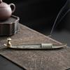 Creative Incense Holder Aromatherapy Ornament Incense Holder Boat Old Men Fishing Japanese Style Incense Stick Burner Home Decor