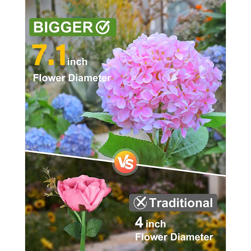 Solar Garden Lights Outdoor,Solar Flowers Lights Outdoor,8 Lighting Modes Solar Lights Outdoor Garden Decorative for Yard Lawn Pathway Decoration