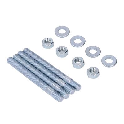 Carburetor Bolt 5/16" Thread Zinc Plated 3.5" Length 4-Piece Steel Carburetor Bolt Set