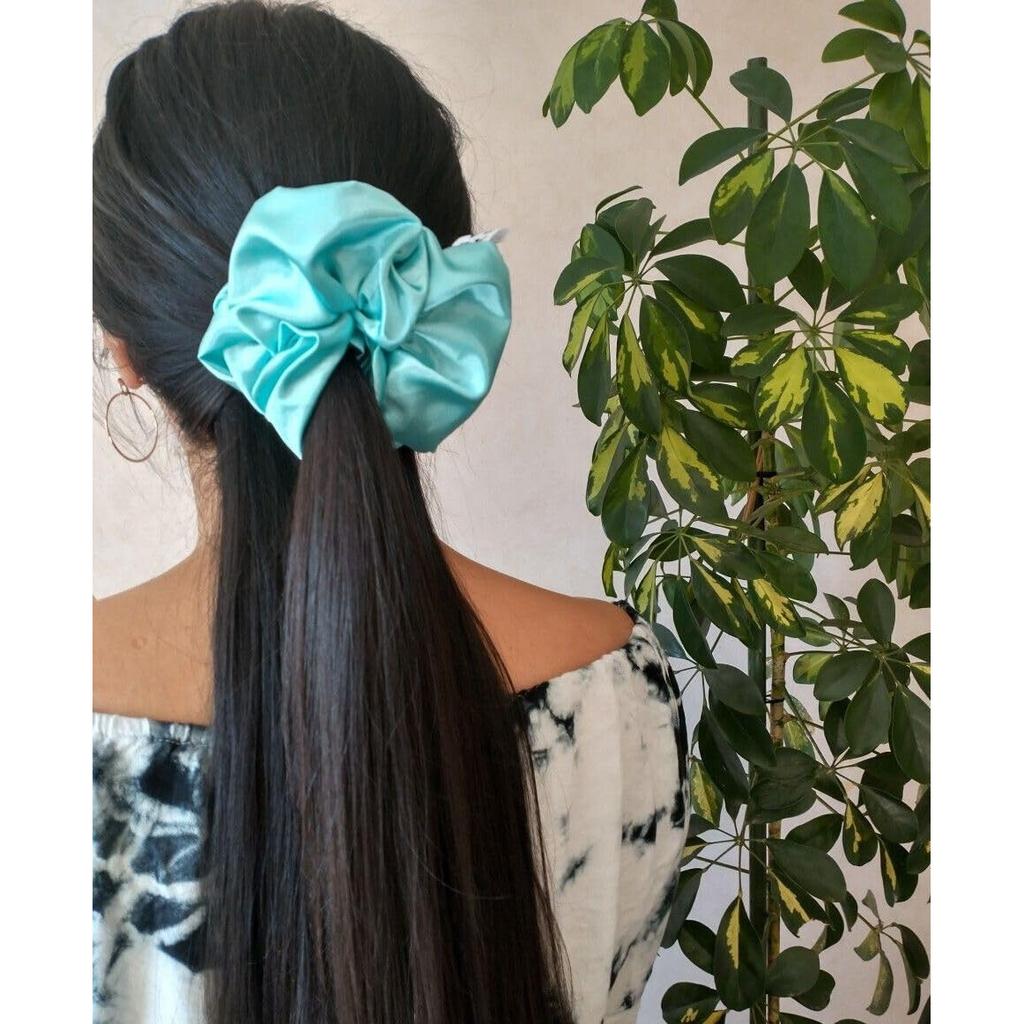 @ Multicolour Rubber Band Soft Satin Silk Hair For Women Pack of 12 T286 Zr-2163-60%Off