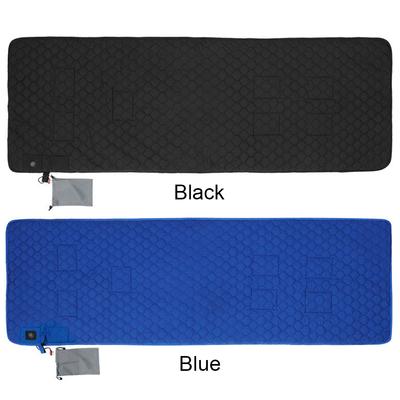 7-Zonen Camping Heizmatratze 38 bis 65℃ 3 Stufen Isolierung Heizmatte USB-betrieben für Outdoor-Camping Wandern