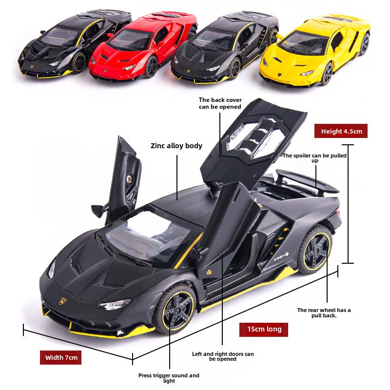 Sky Eagle 1:32 Lambo GT Alloy Pull-Back Supercar Model with Light & Sound