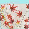 Fall Leaf Artificial Wedding Ceiling Decor With Silk Screen Fabric For Event Styling
