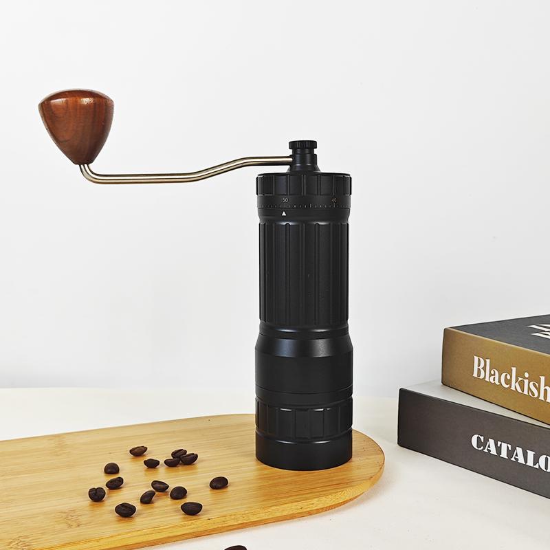 

Stainless Steel 420 48MM Burr Hand Grinder Coffee Beans Manual Coffee Grinder Stainless Steel M чёрный