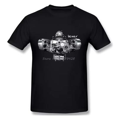 Realistic Horizontal Opposed Engine Mechanical Sketch Front Graphic T-shirt Grunge Cotton Short Sleeve Unisex Casual Daily Tee