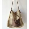 Spring and Summer New Wide Webbing Bow Burr Edge Jazz Hat Outdoor Sun Protection Beach Jazz Straw Hat Tide