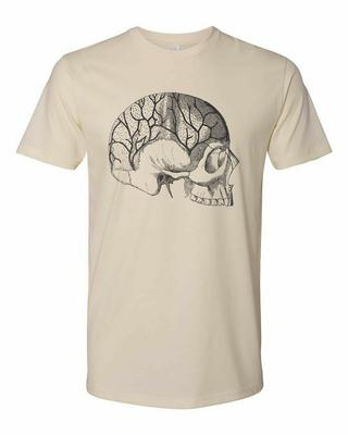 Cottage Cult Clothing Tee T Shirt Cotton Medical Anatomy Victorian Art Head #1