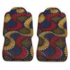 Serpent African Ankara Print 2 Pieces Covers Front Car Seat Universal Protector Cushion Cover Saddle Comfort Covers Fit Most Car